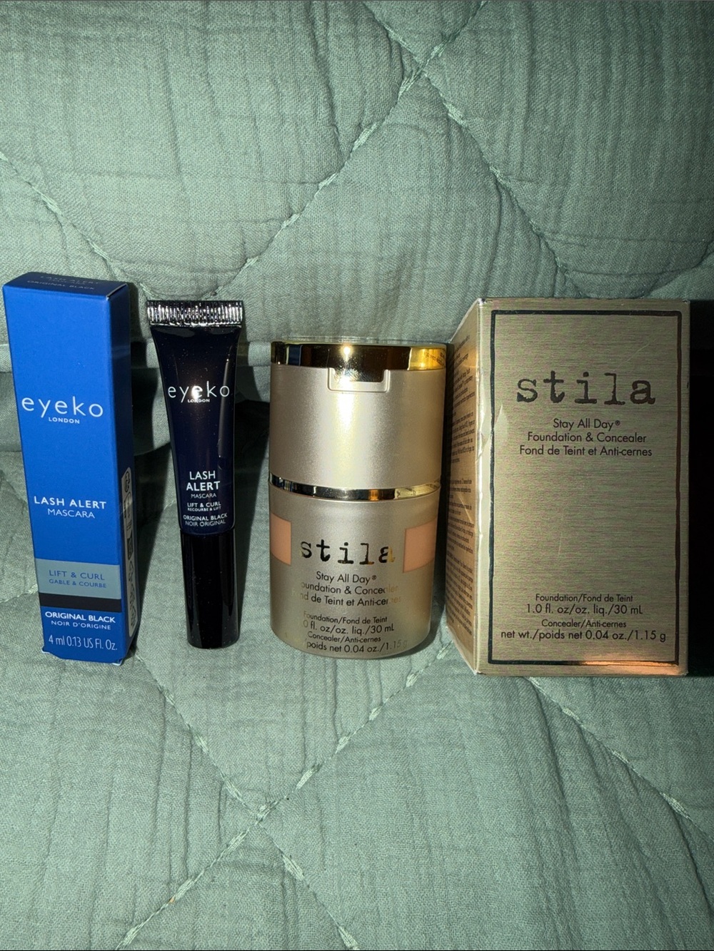 Stila Stay All Day Foundation & Concealer plus Eyeko Lash Alert Mascara RV:$52!